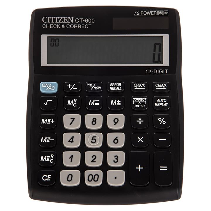 ماشین حساب سیتیزن مدل CT-600J Citizen CT-600J Calculator